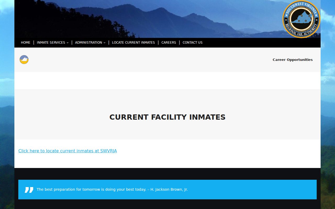 Scott County arrest search through the Southwest Virginia Regional Jail
