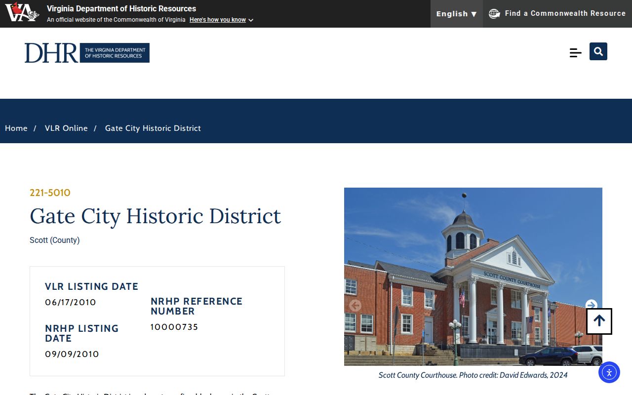 Weber City criminal court records at the Scott County courthouse